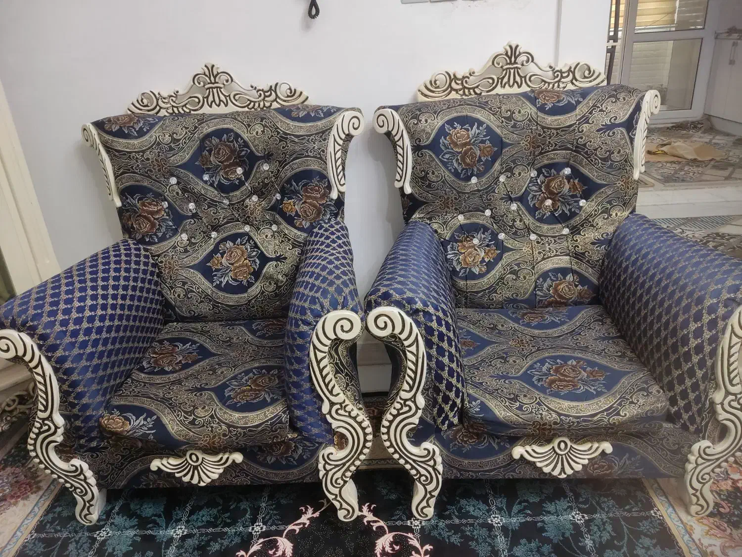 مبلمان۷نفره|مبلمان خانگی و میز عسلی|نسیم‌شهر, |دیوار