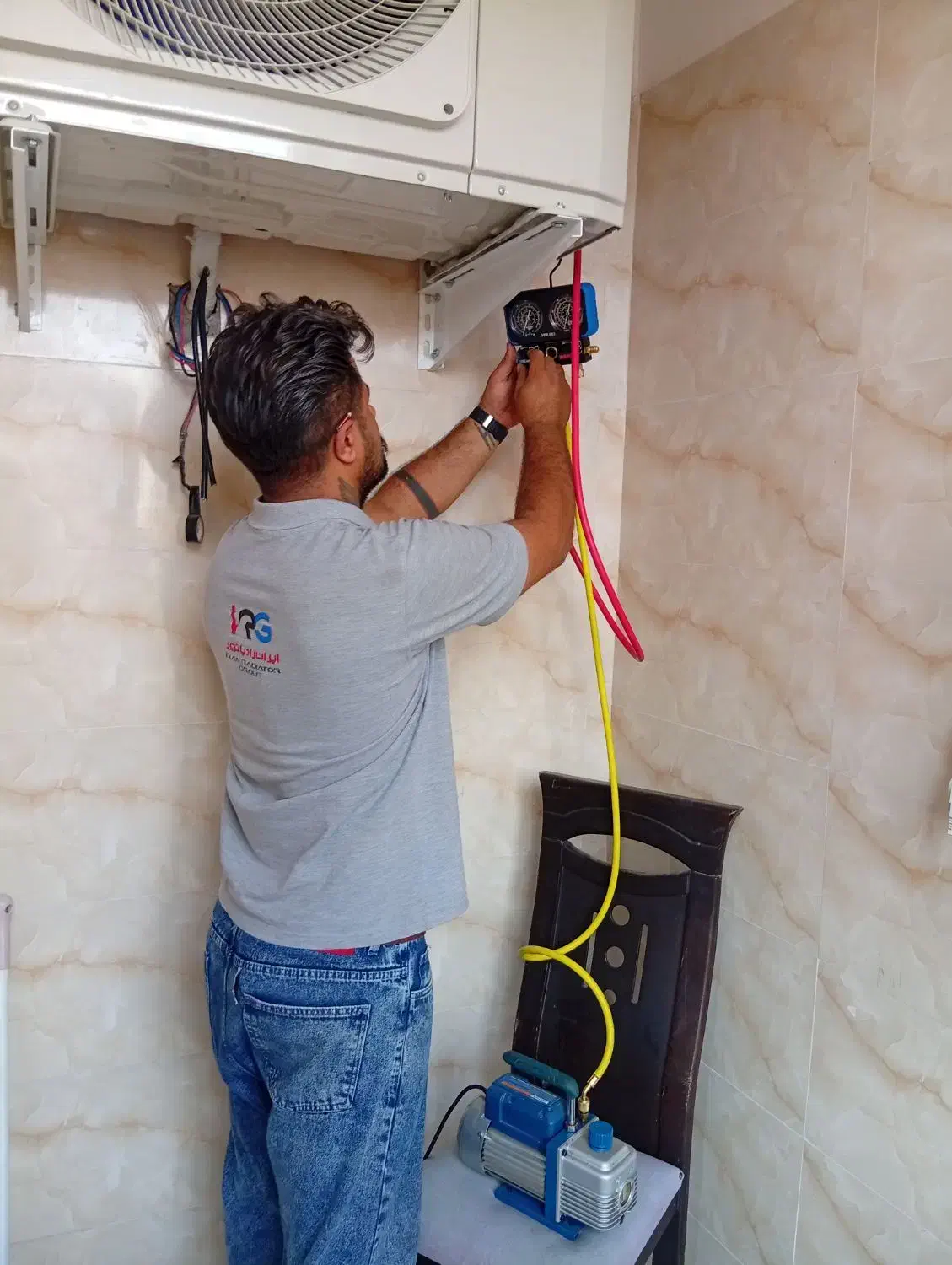 نصابان کولر اسپیلت|خدمات پیشه و مهارت|رشت, فلسطین|دیوار