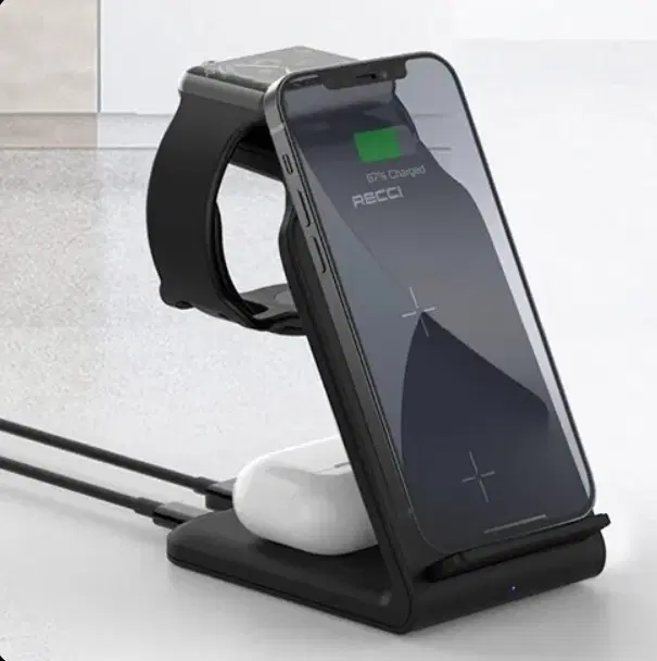 شارژر 3 در یک وایرلس بی سیم|لوازم جانبی موبایل و تبلت|تهران, شکیبا|دیوار