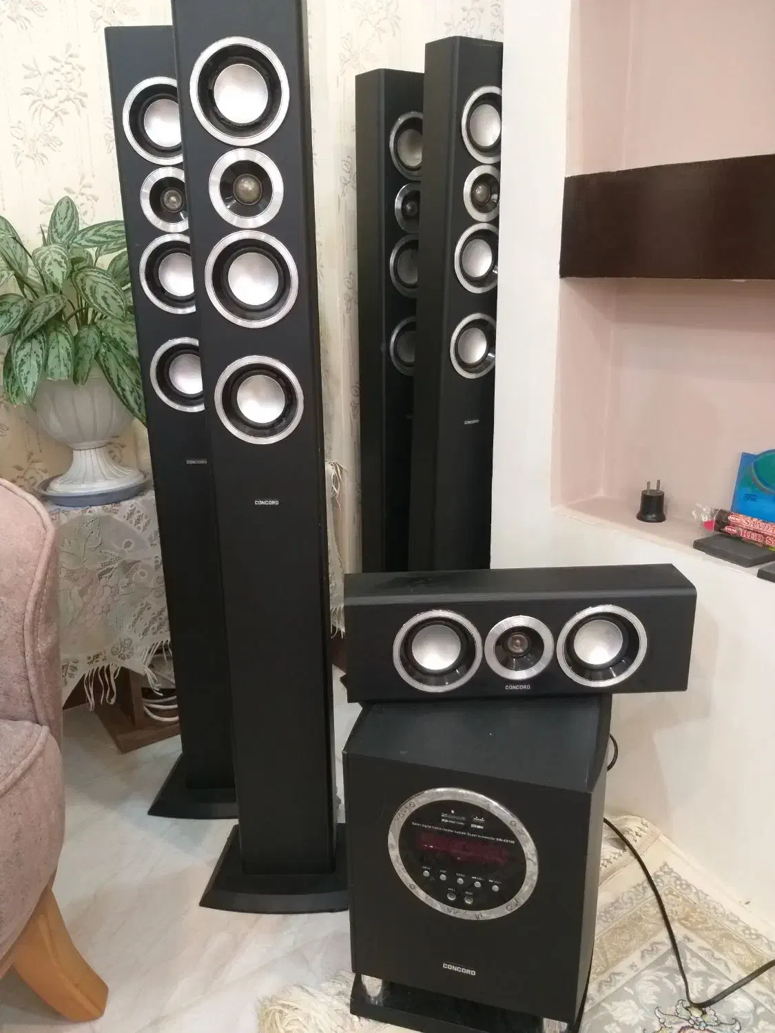 سینماخانواده 6تیکه|سیستم صوتی خانگی|رشت, نخودچر|دیوار