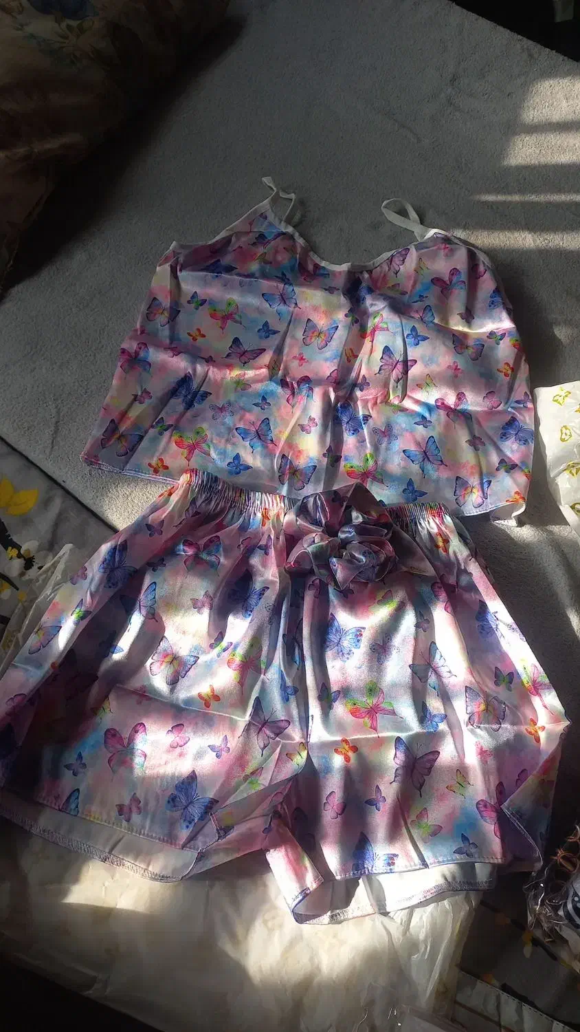 ست سه تیکه تاپ و شلوارک|لباس|سنندج, |دیوار