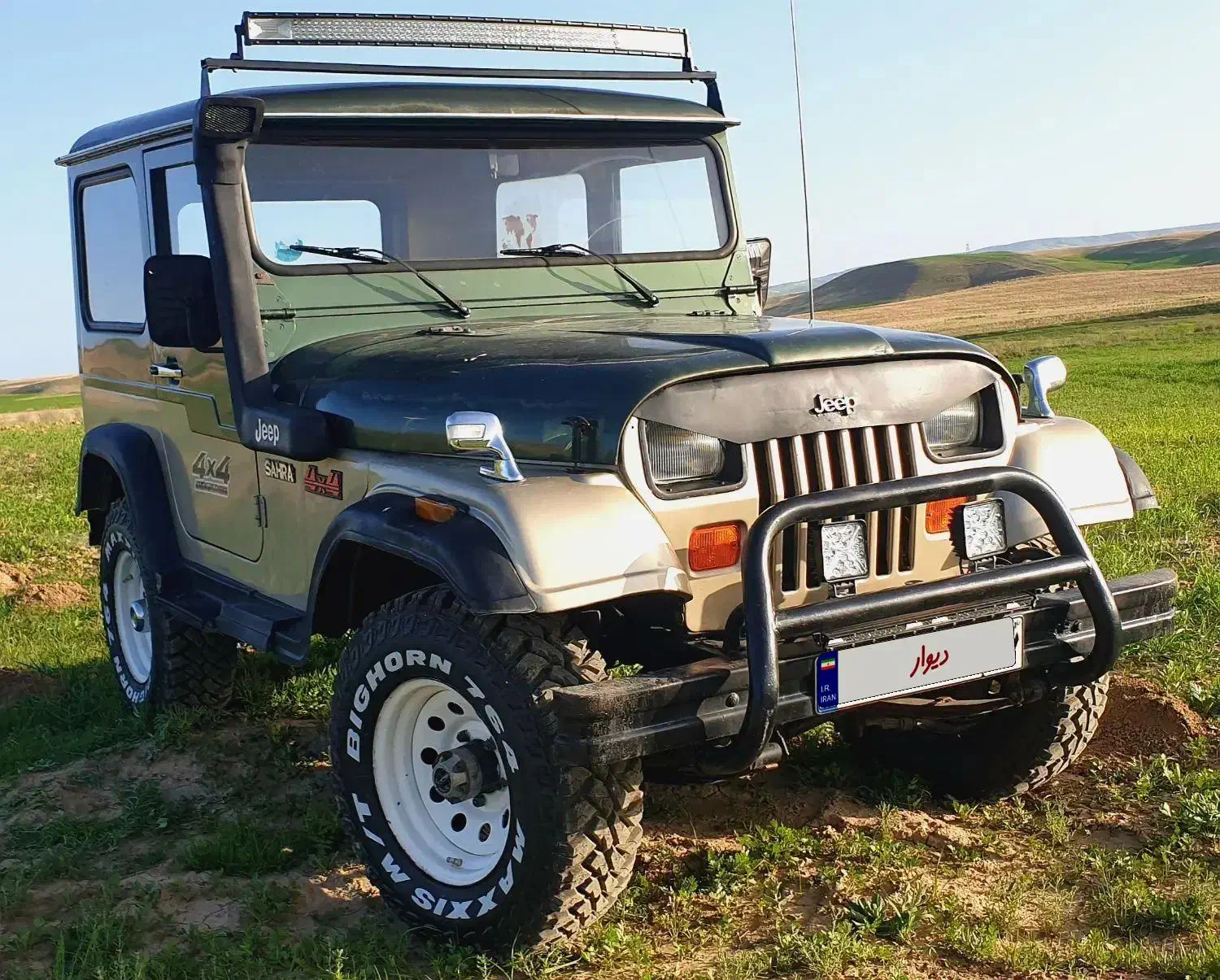 جیپ صحرا موتور میتسوبیشی 16 سوپاپ مدل 1378|خودرو کلاسیک|تکاب, |دیوار