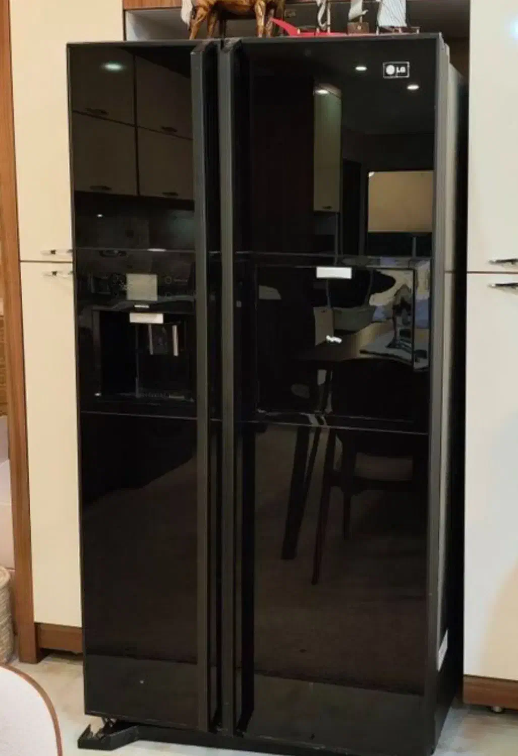 یخچال فریزر دو قلوی ( ال جی) ویترینی نو|یخچال و فریزر|دوگنبدان, |دیوار