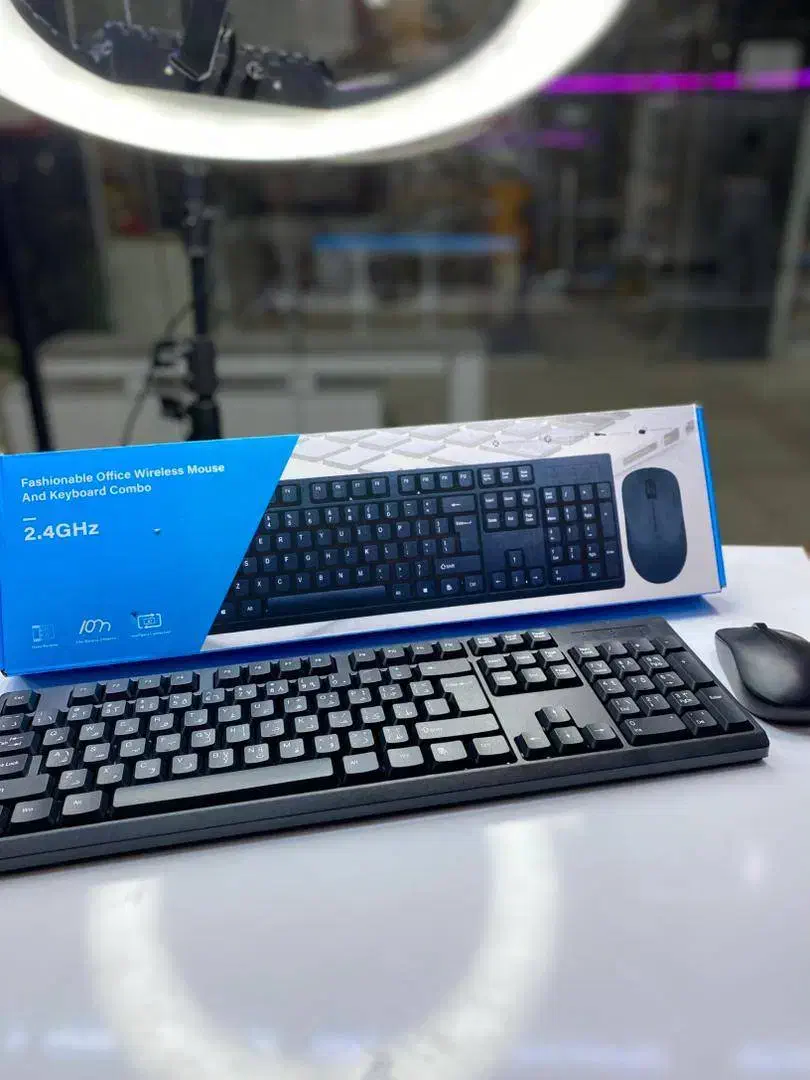 ست کیبورد و موس بیسیم fashionable office 2.4Ghz|قطعات و لوازم جانبی رایانه|اهواز, گلستان|دیوار