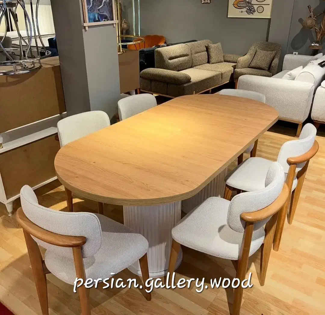 میز نهار خوری میز نهارخوری با صندلی نیلی مرینوس|میز و صندلی غذاخوری|تهران, گلستان (شهرک راه آهن)|دیوار