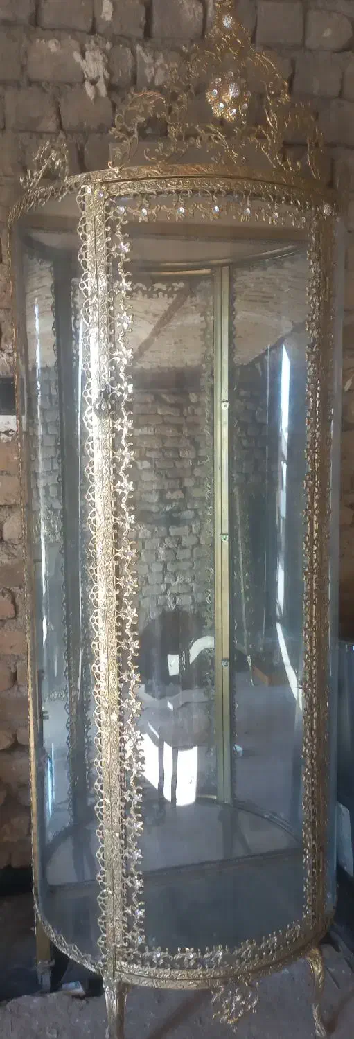 بوفه بلند تمام برنز اصل ،|بوفه، ویترین، کنسول|نورآباد, |دیوار