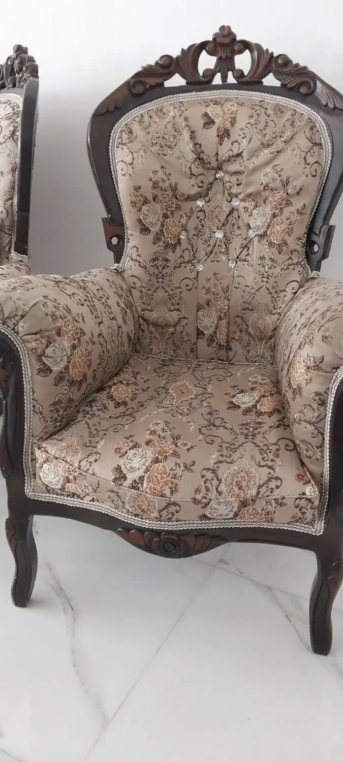 مبل استیل ۶ نفره|مبلمان خانگی و میز عسلی|خوانسار, |دیوار