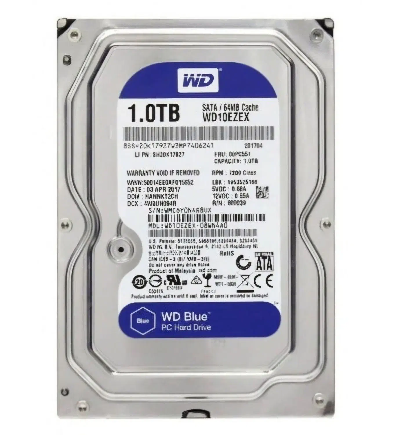 هاردHDD اینترنال وسترن دیجیتال1ترابایت 1TB WD BLUE|قطعات و لوازم جانبی رایانه|اردبیل, |دیوار