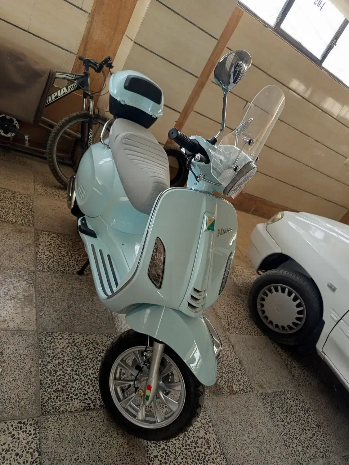 پاکشتی فیروزه ای درحدصفر|موتورسیکلت|شهرضا, |دیوار