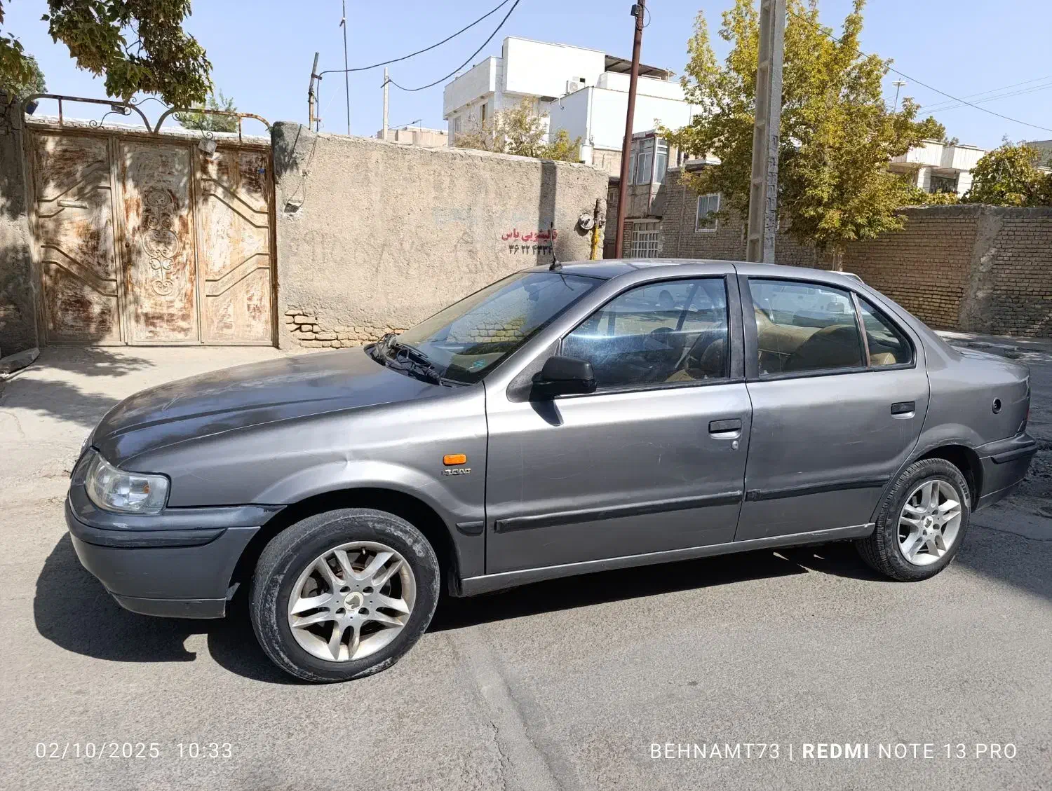 سمند ef7 مدل 90 پایه گازسوز|خودرو سواری و وانت|بجنورد, |دیوار