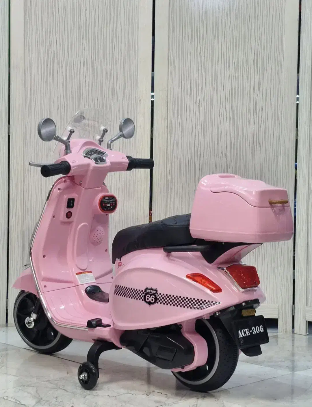 ماشین/موتور شارژی وسپا صورتی قسطی36ماهه کنترل دار|اسباببازی بچه|لنجان, |دیوار