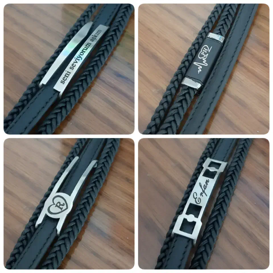 دستبند های شیک و خاص با حک رایگان ،دستبند چرم|بدلیجات|مشهد, هفت تیر (نه دره)|دیوار