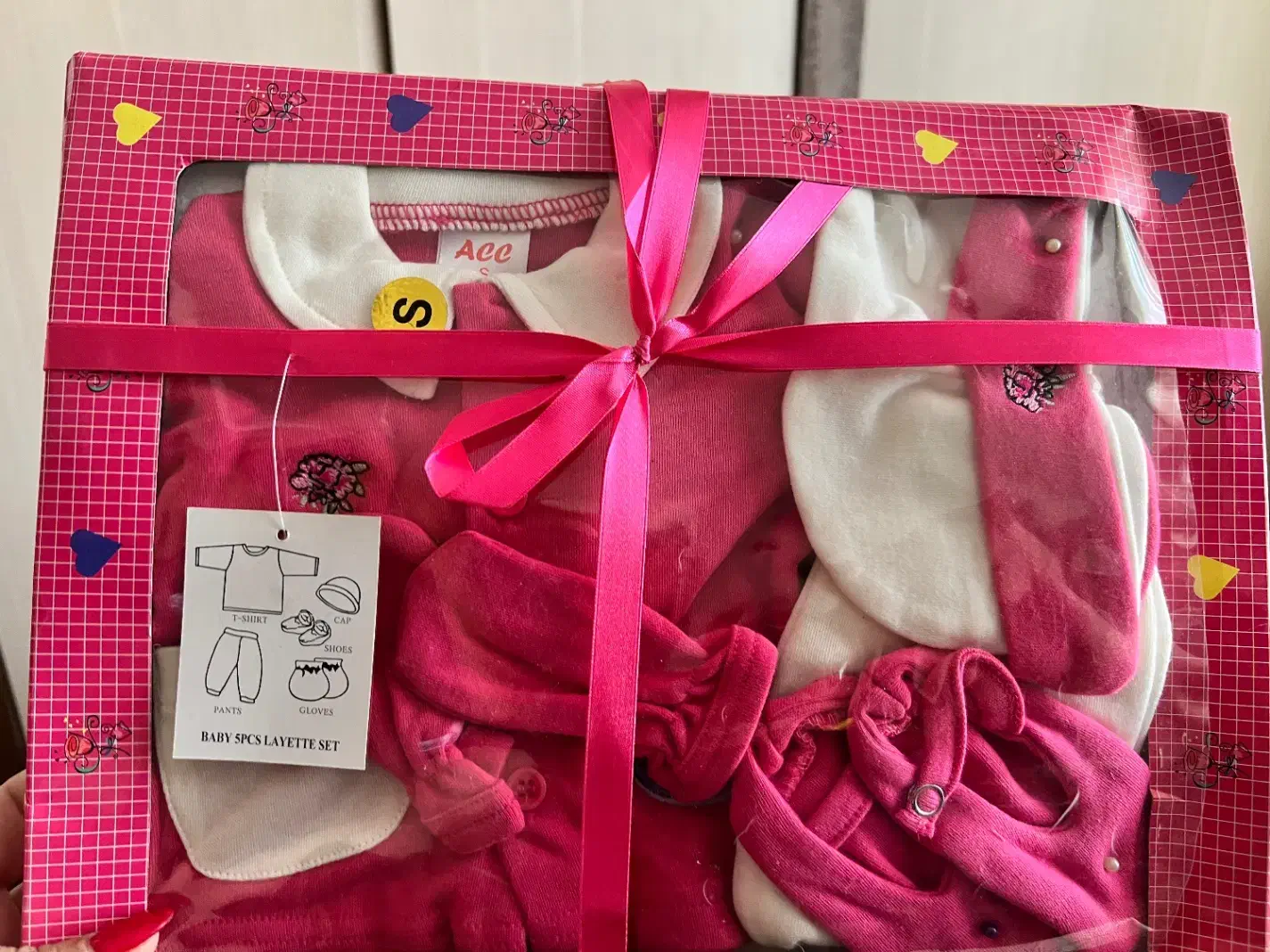 ست نوزادی  دخترونه‌|کفش و لباس بچه|مشهد, تربیت (صدف)|دیوار