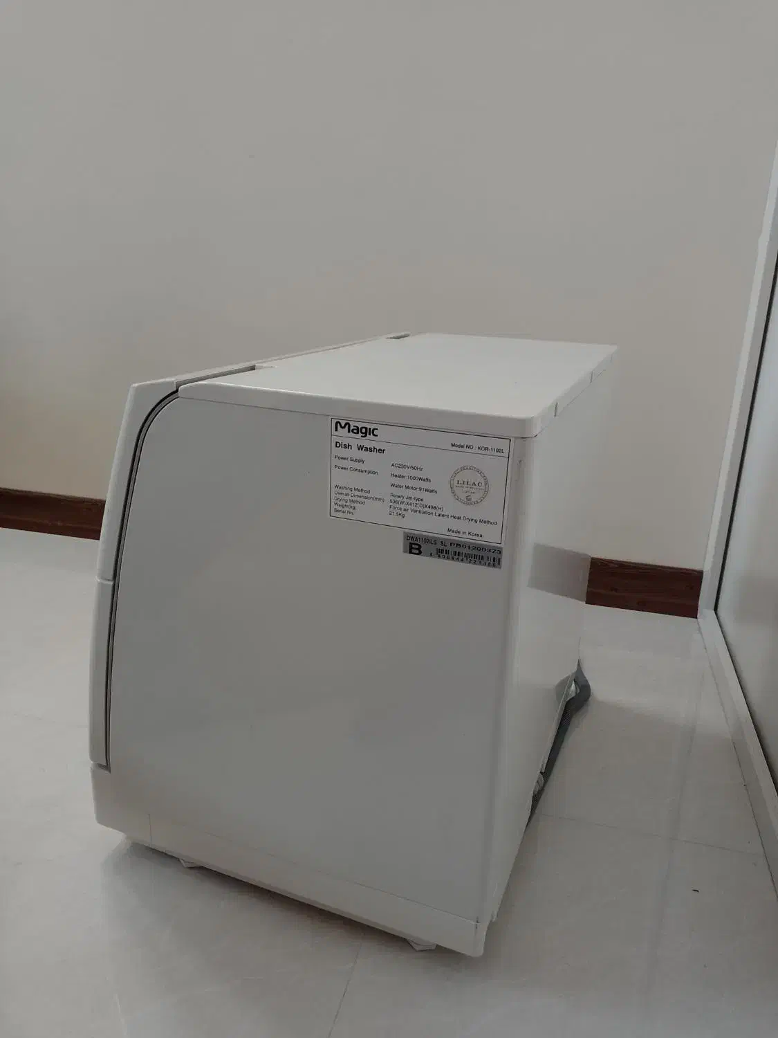 ماشین ظرفشویی مجیک KOR-1102L|ماشین ظرفشویی|پرند, فاز ۲|دیوار