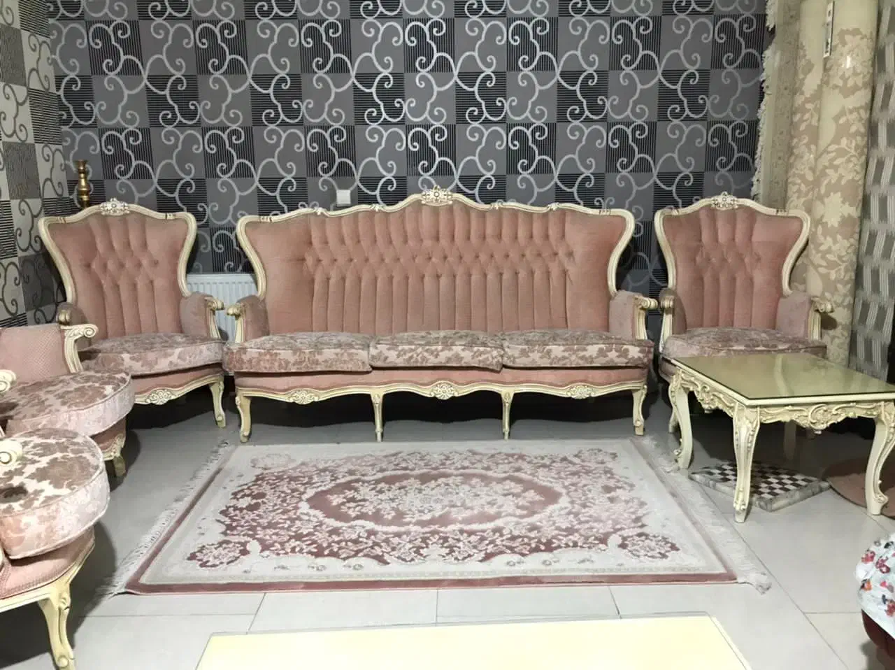 ۲ تخته فرش ۶ متری نو|فرش|ری, دیلمان|دیوار