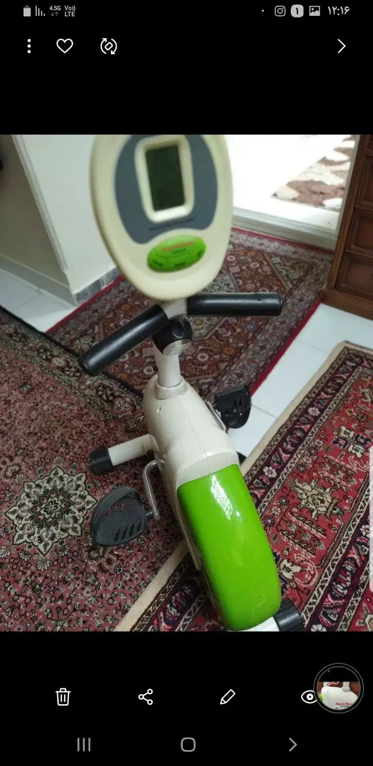 دوچرخه ثابت مبله خوابیده۱۴۰۰۰۰۰۰|تجهیزات ورزشی|تبریز, |دیوار