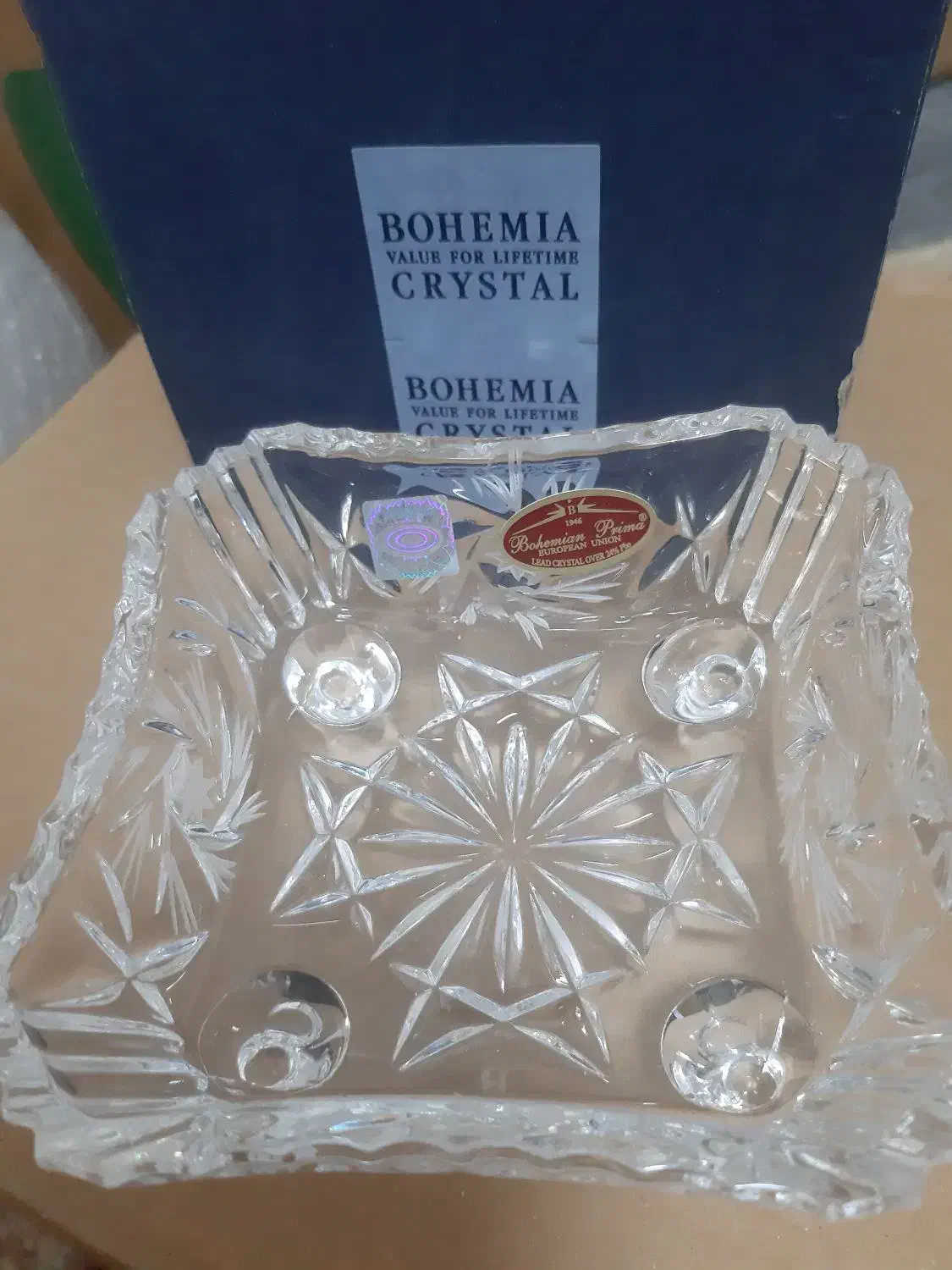 ظروف کریستال بوهمیا لهستان ناخمن جی سی  اصل|ظروف سرو و پذیرایی|تبریز, |دیوار