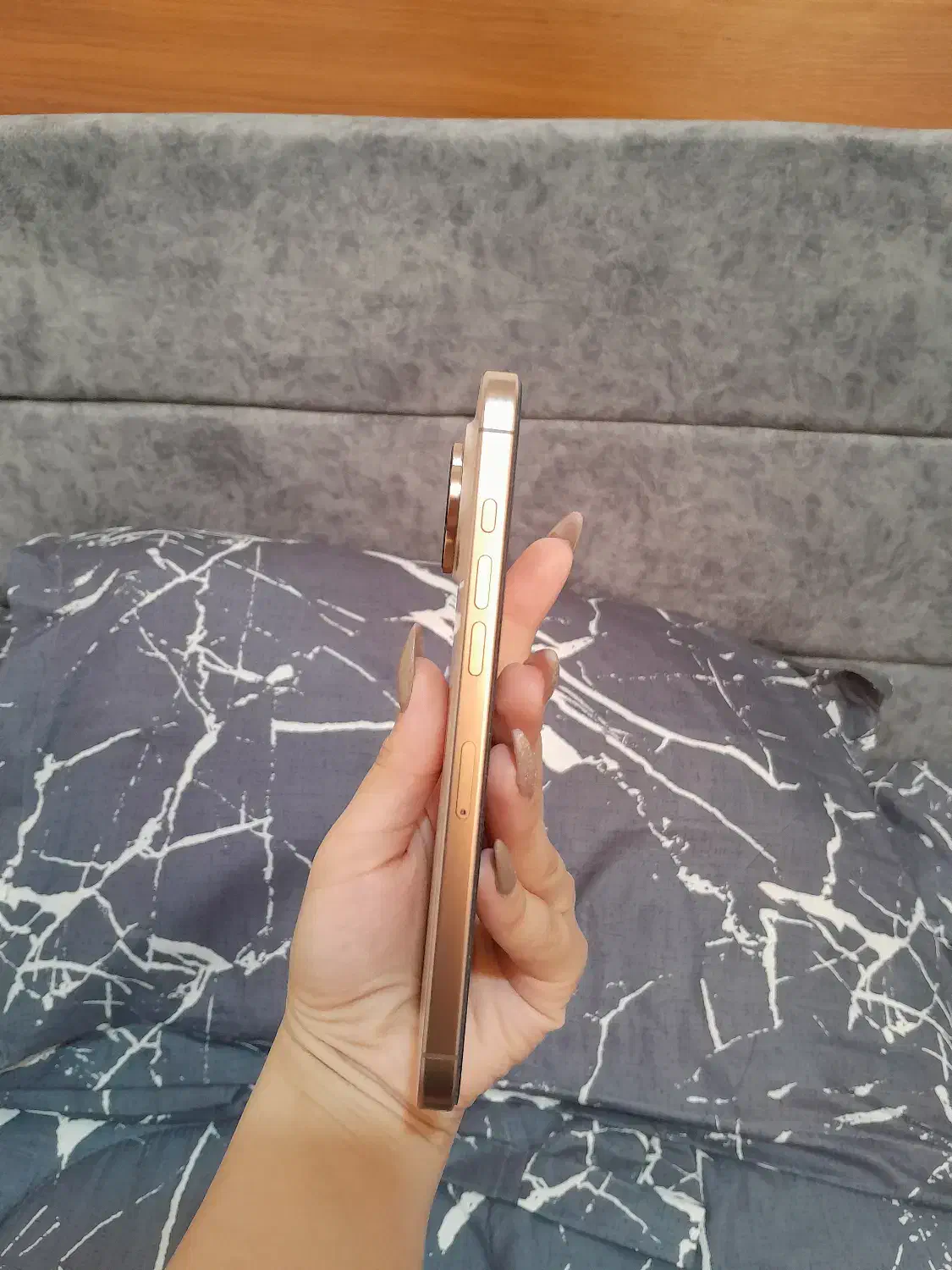 آیفون 16 پرومکس رنگ صحرایی 256 گیگ باطری 100|موبایل|لاهیجان, شهرک جانبازان|دیوار