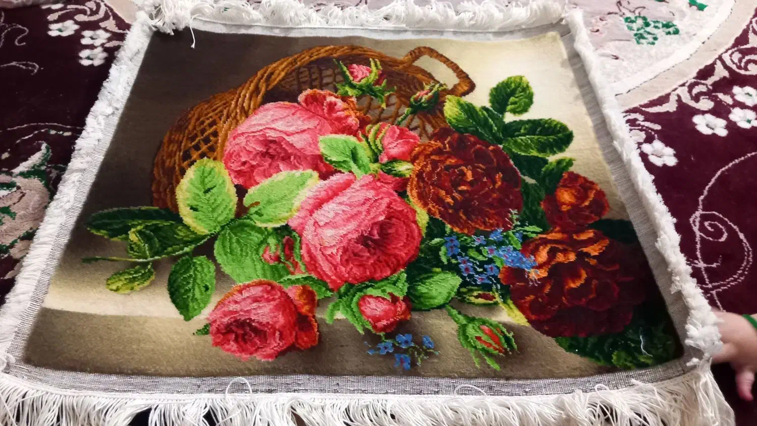 تابلو فرش|تابلو فرش|بهار, |دیوار