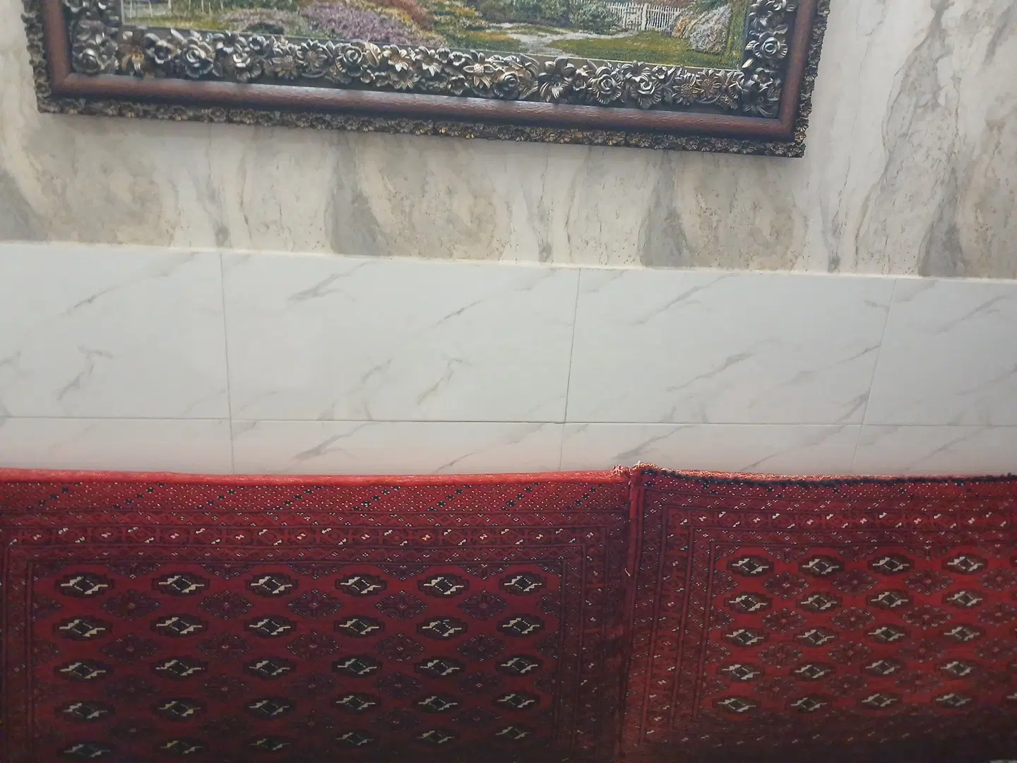 یک جفت پشتی دست باف قرمز|پشتی|تهران, کوثر|دیوار