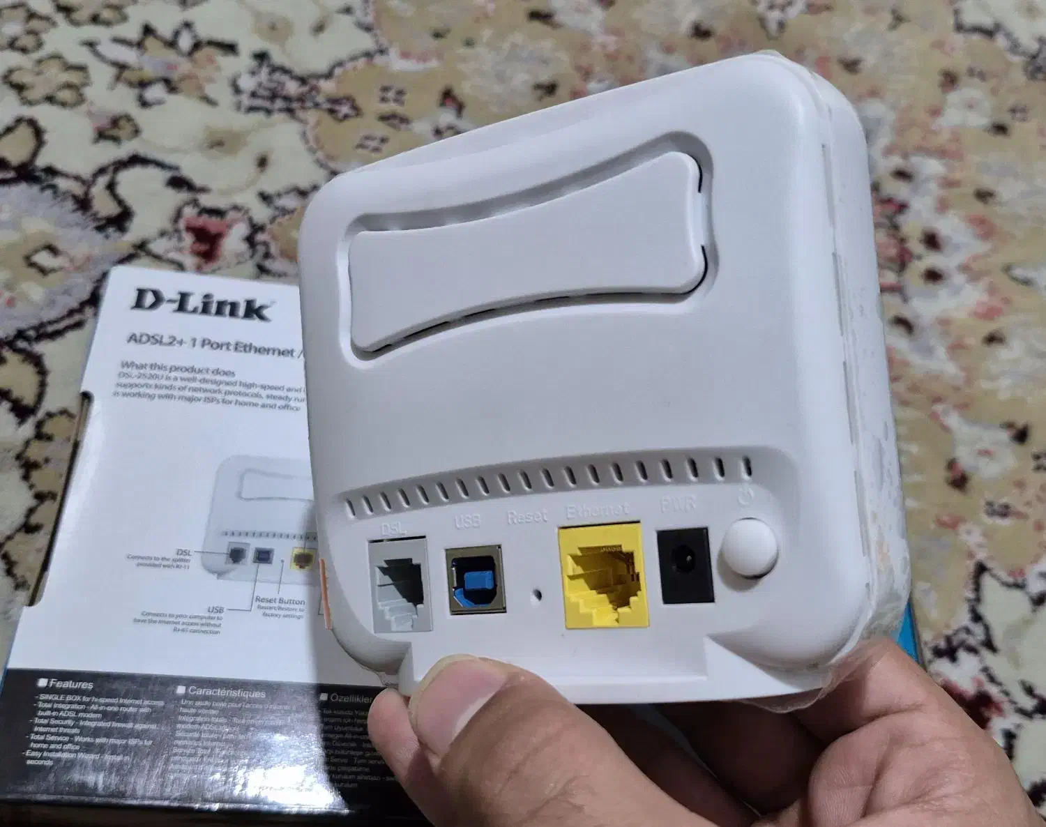 مودم روتر باسیم +ADSL2 دی لینک مدل DSL-2520U ADSL|مودم و تجهیزات شبکه|تهران, شهرک ولیعصر جنوبی|دیوار