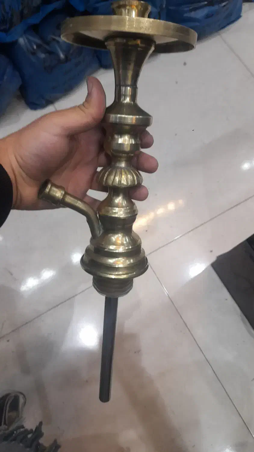 قلیان برنجی|کلکسیون اشیاء عتیقه|مشهد, شریف|دیوار