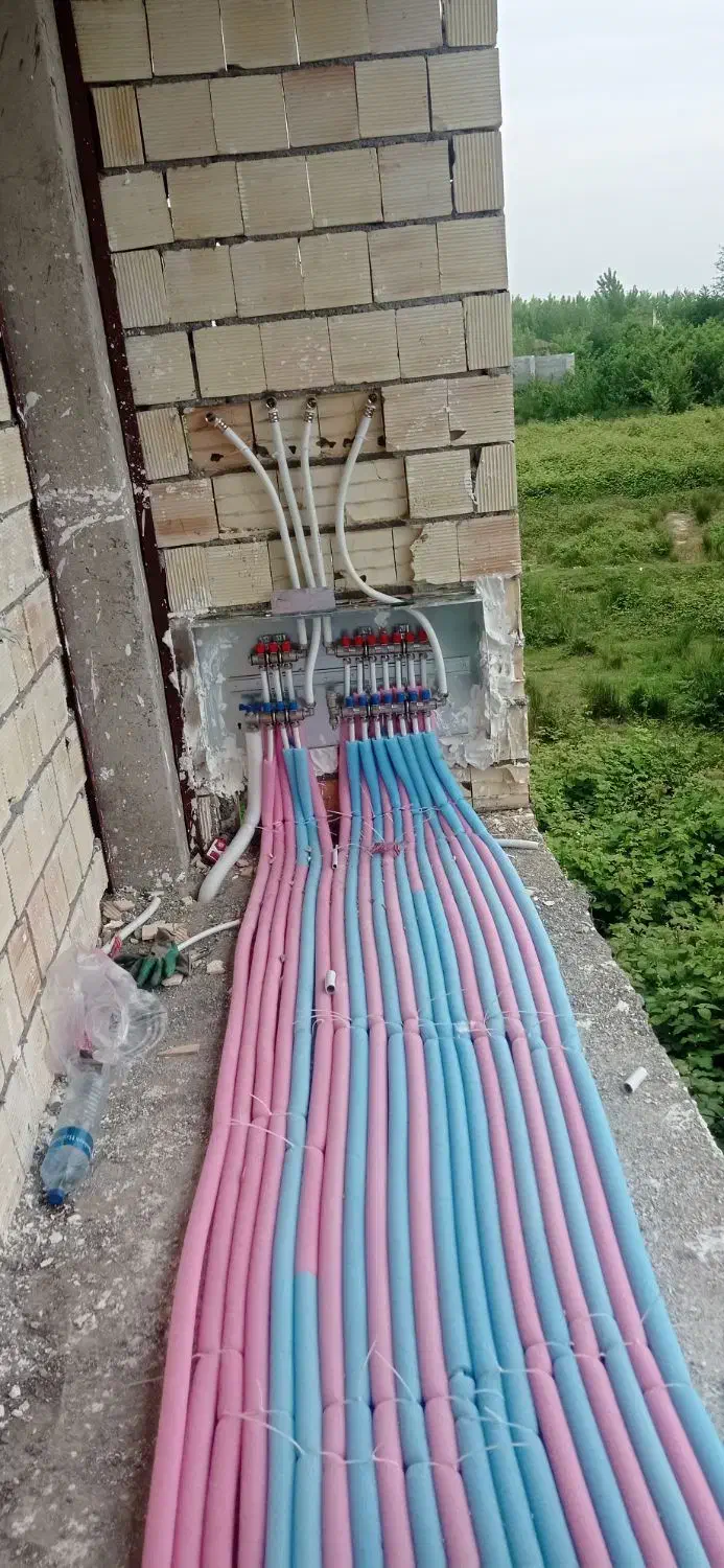 اجرای تاسیسات ساختمان لوله کشی گرمایش کف|مصالح و تجهیزات ساختمان|صومعه‌سرا, |دیوار