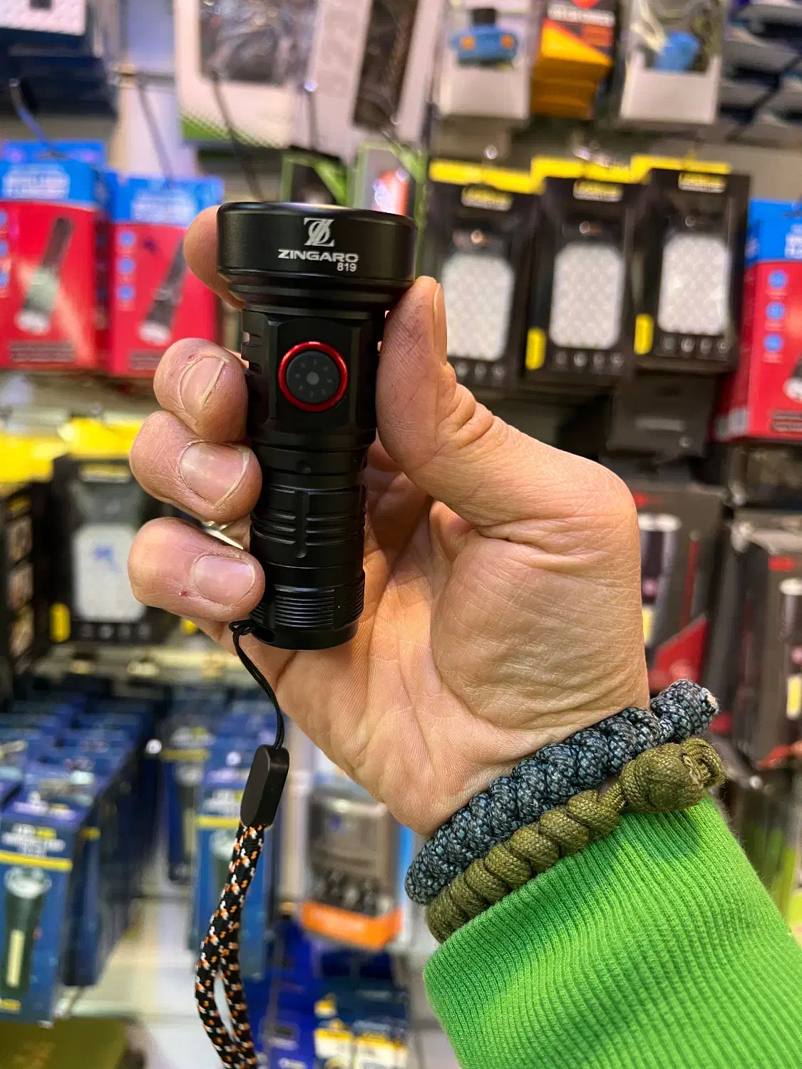 چراغ قوه شارژی ۵ لامپ قدرتمند zingaro 819|کوهنوردی و کمپینگ|تهران, لاله زار|دیوار