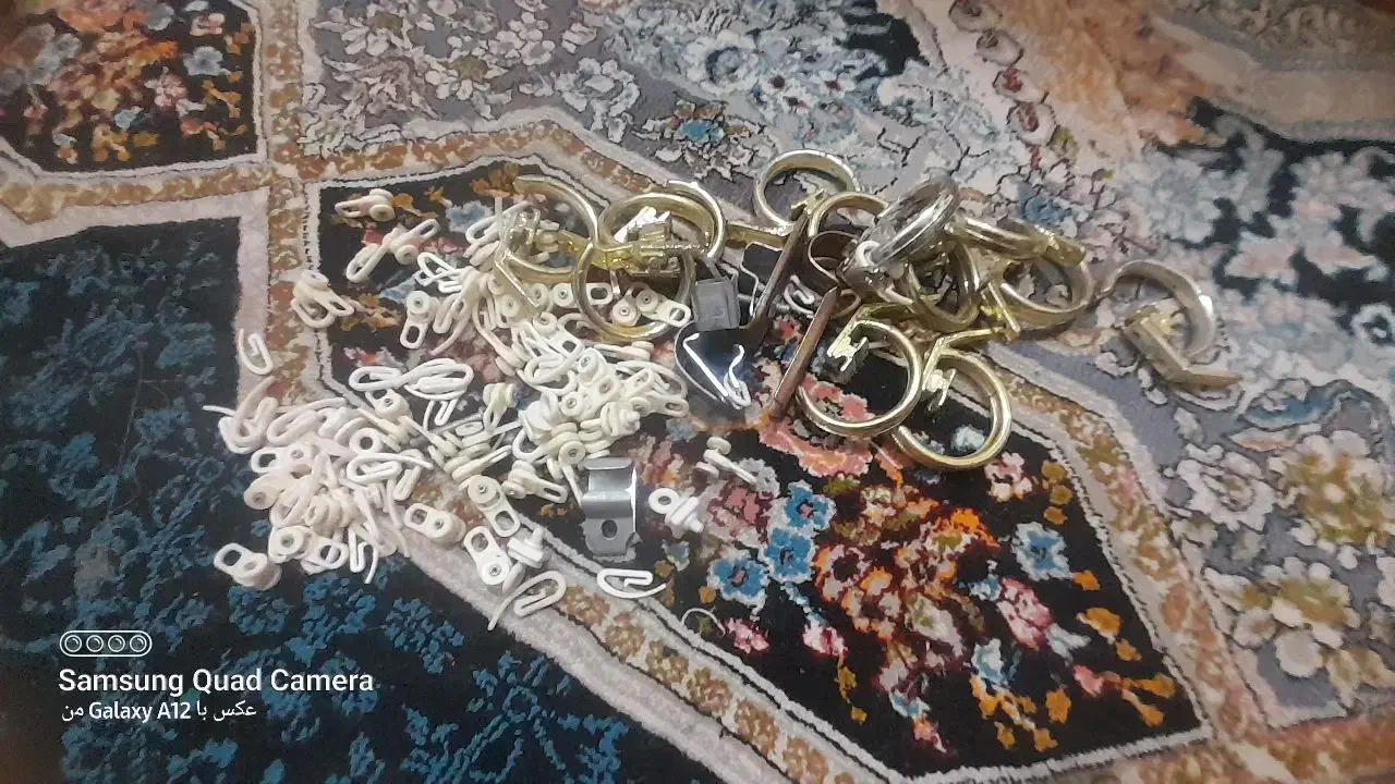 حلقه ولوازم جانبی پرده|پرده، رانر، رومیزی|زابل, |دیوار