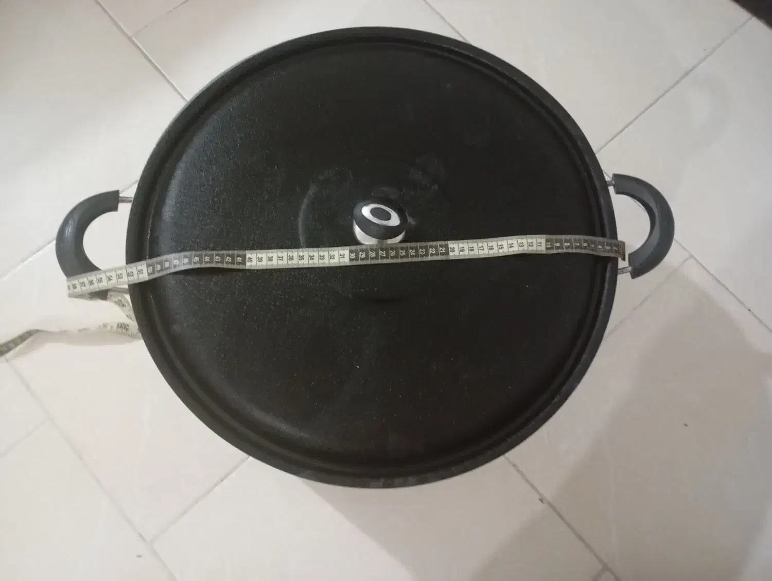 قابلمه تفلون مشکی۵۰نفره|ظروف پختوپز|اصفهان, قائمیه|دیوار