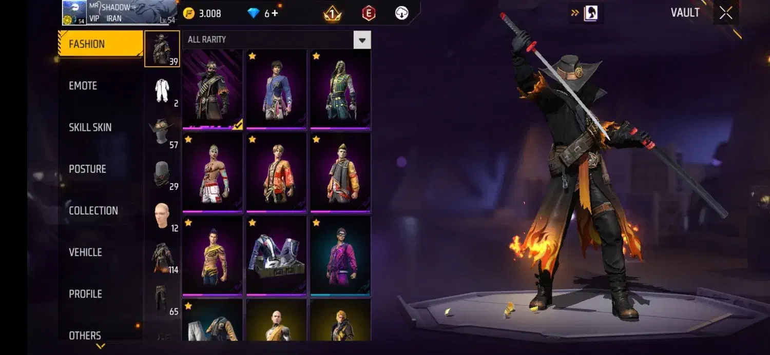 اکانت فری فایر قدیمی ۲۰۱۹ پیش خرید الیت ۷|کنسول، بازی ویدئویی و آنلاین|دزفول, |دیوار