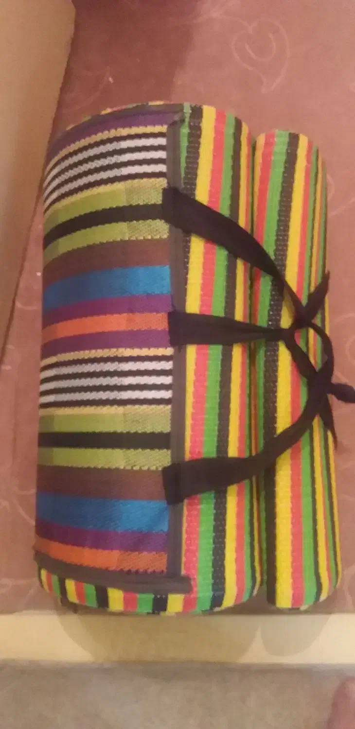 زیراندازحصیری(بافت درشت وضخیم)|گلیم، جاجیم، گبه|رباط‌کریم, رباط‌کریم|دیوار