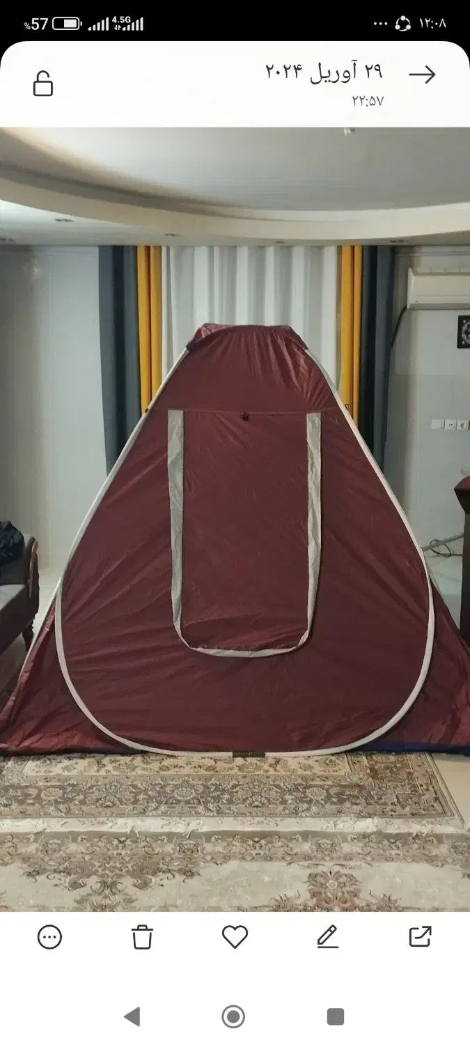 چادر مسافرتی 8نفره تک وعمده|کوهنوردی و کمپینگ|بروجرد, |دیوار