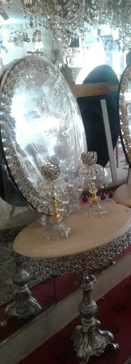 آینه و شمعدان|صنایع دستی و سایر لوازم تزئینی|ابهر, |دیوار