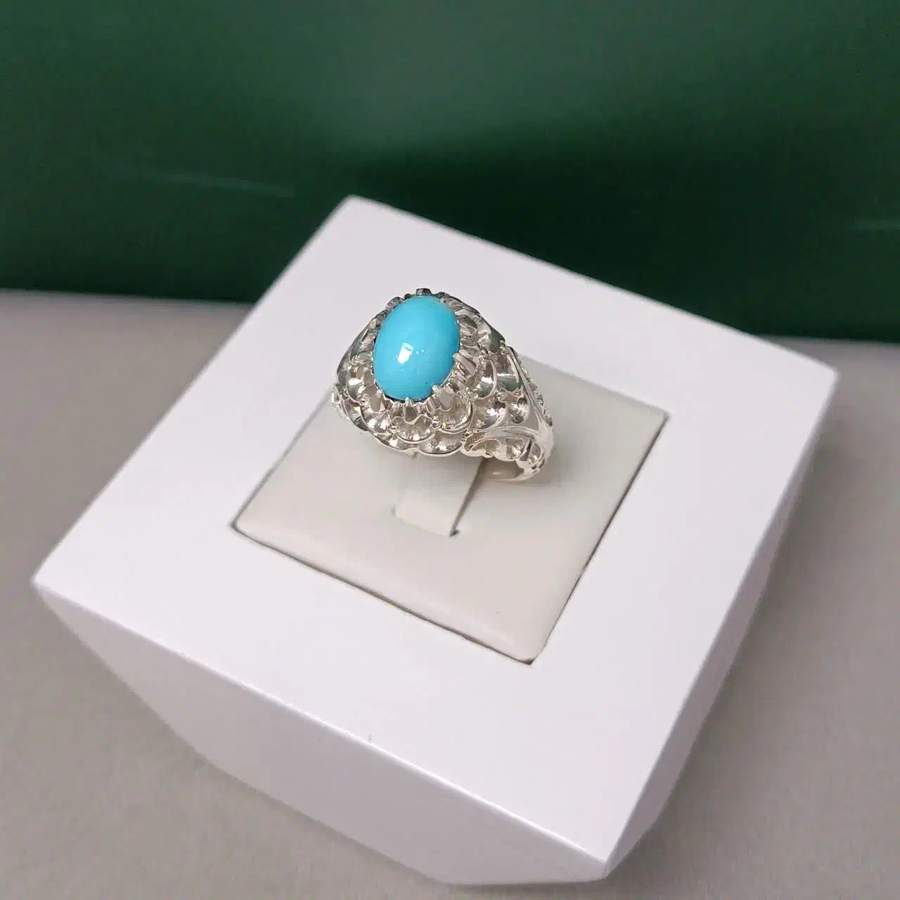 انگشتر فیروزه نیشابور کد۱۶۴۶|جواهرات|قم, سالاریه|دیوار