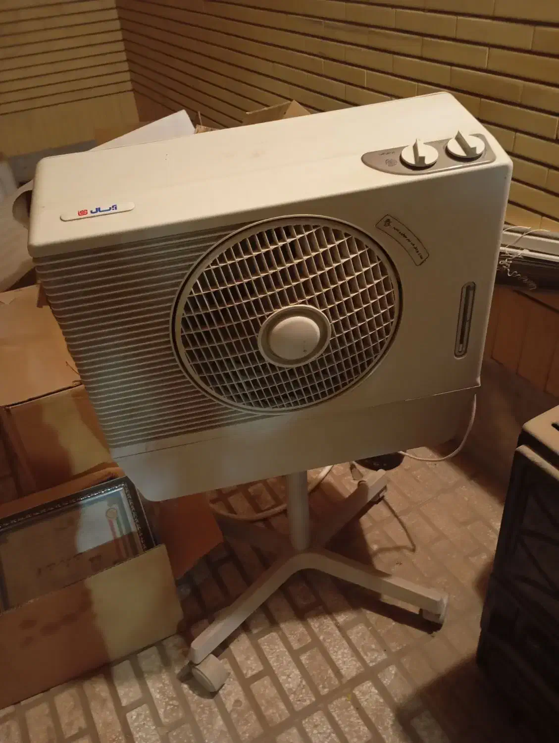 کولر آبی و پنکه استندی آبسال AC26|کولر آبی|سبزوار, ولیعصر (نجار آباد)|دیوار