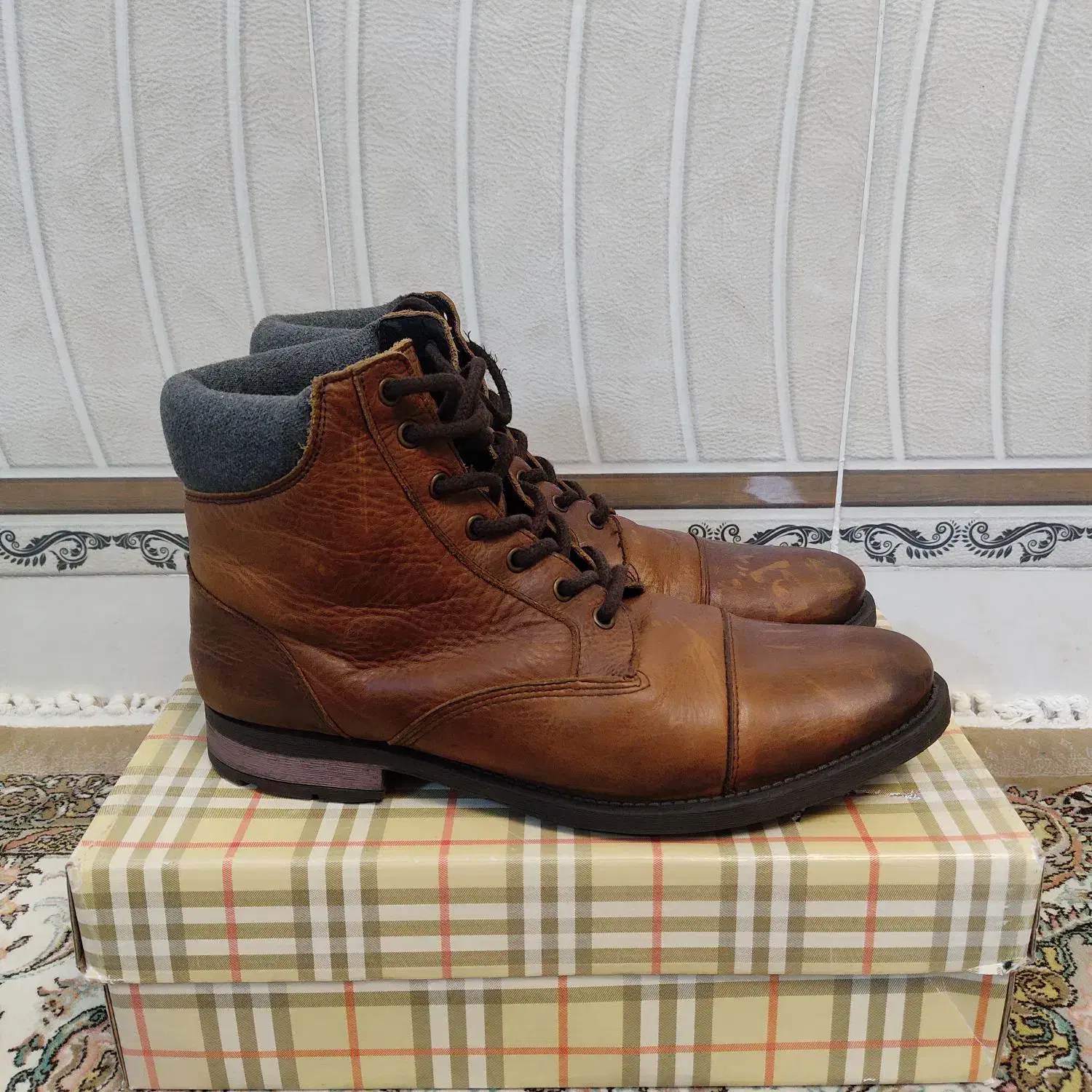 نیم پوت چرم اصل|کیف، کفش، کمربند|خوی, |دیوار