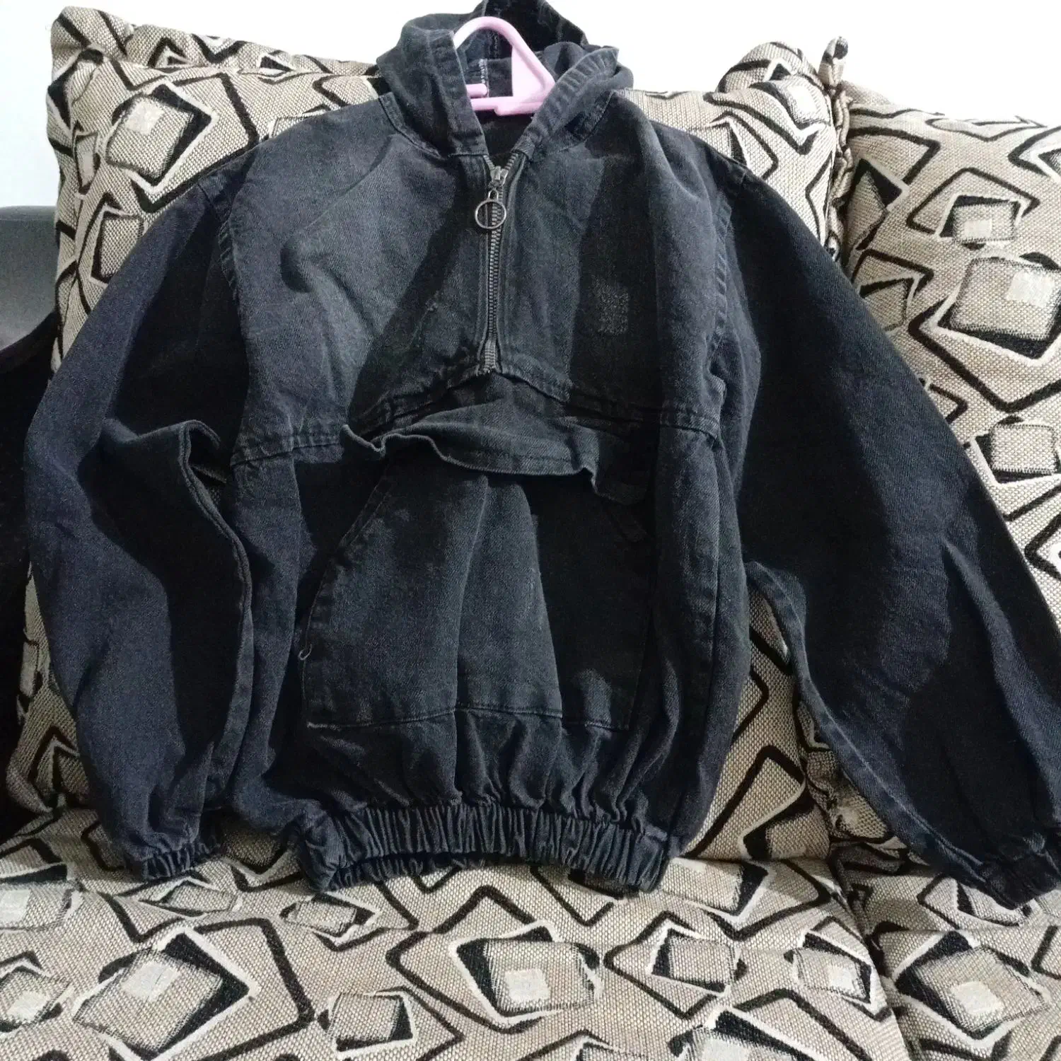 هودی لی رنگ ذغالی کلاه|لباس|اصفهان, ارداجی|دیوار