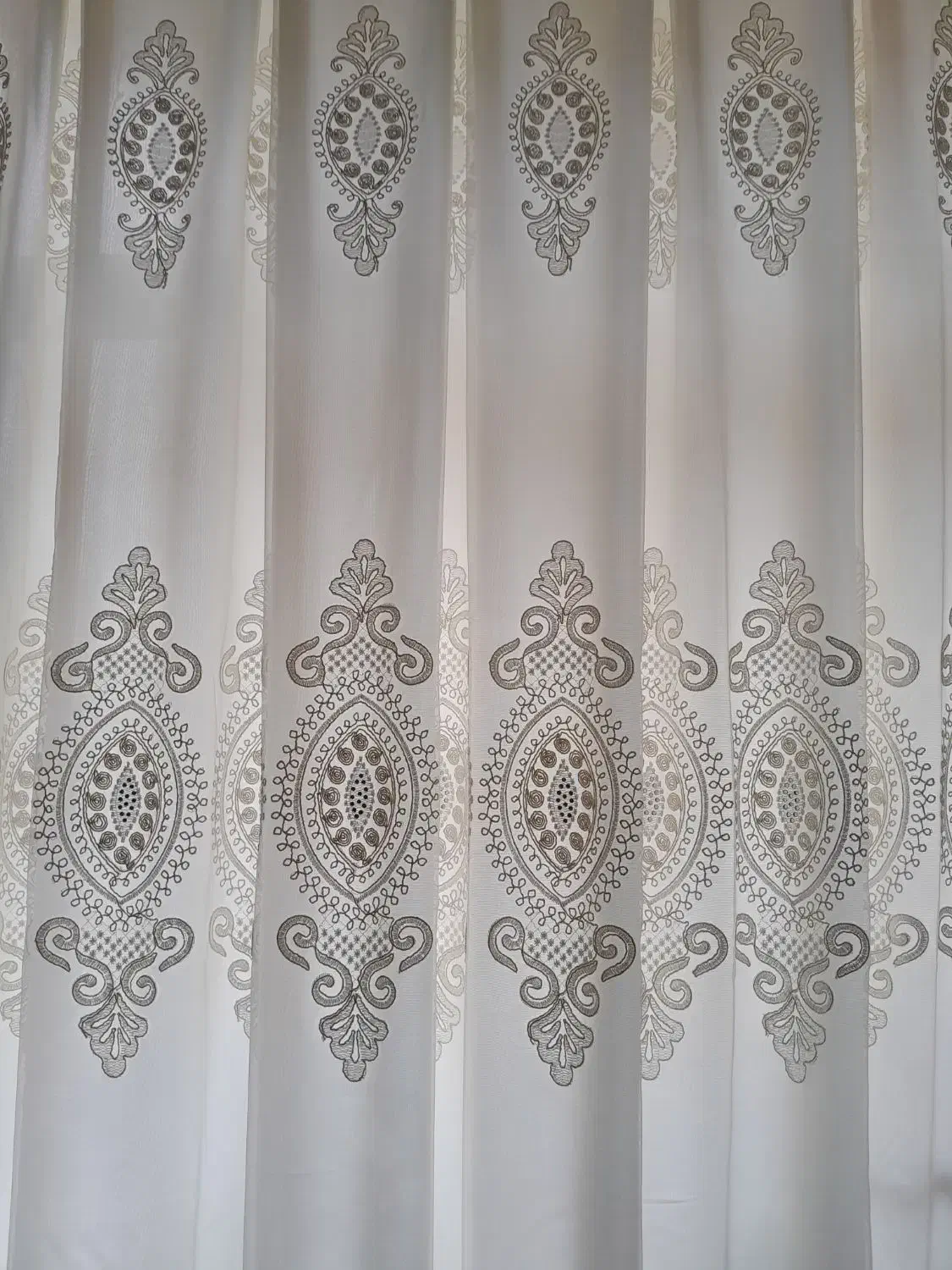 دوعدد پرده پذیرایی نو|پرده، رانر، رومیزی|رشت, بوسار|دیوار