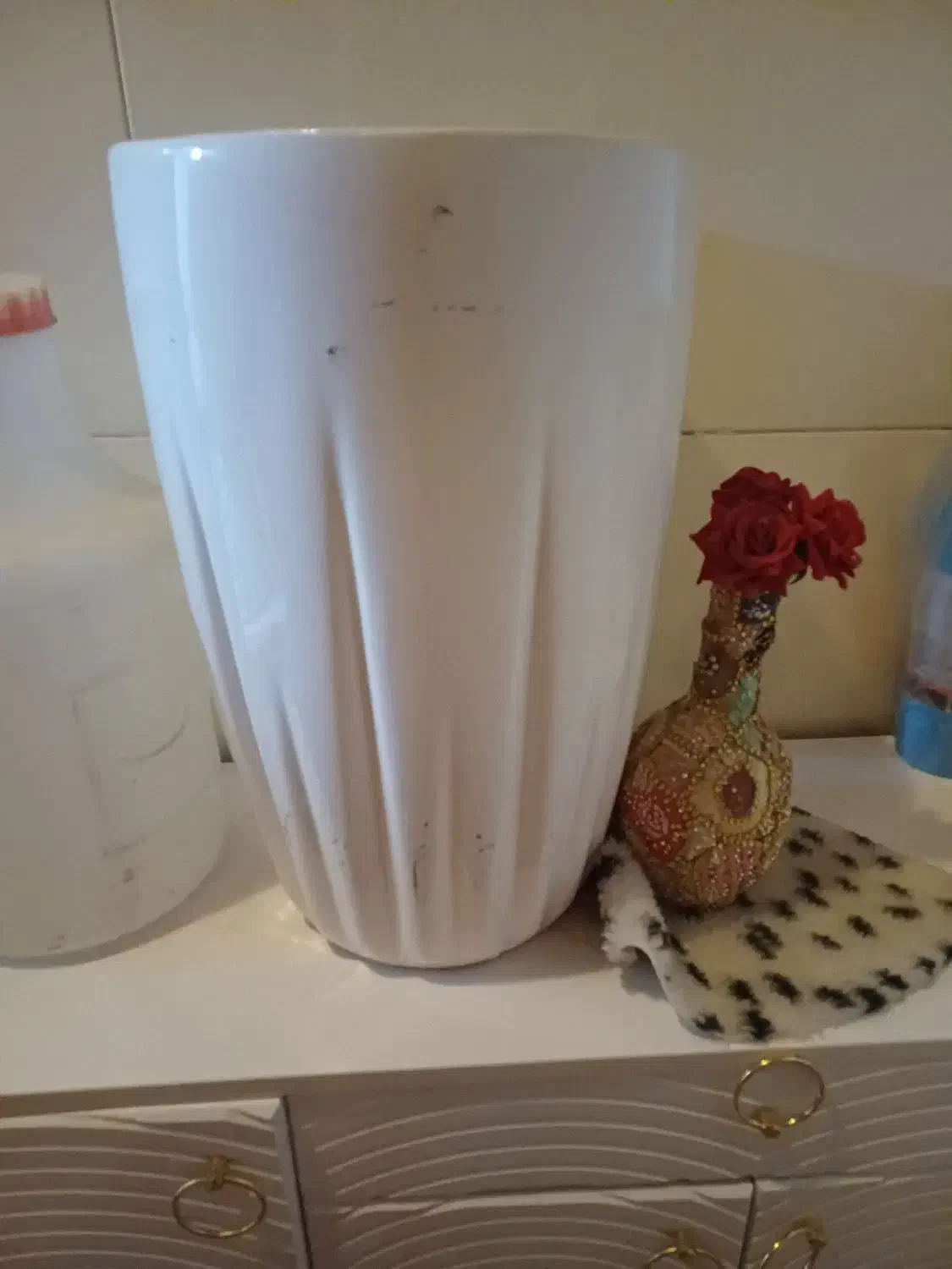 گلدون سفالی|گل و گیاه طبیعی|تهران, شکوفه (عبدل آباد)|دیوار