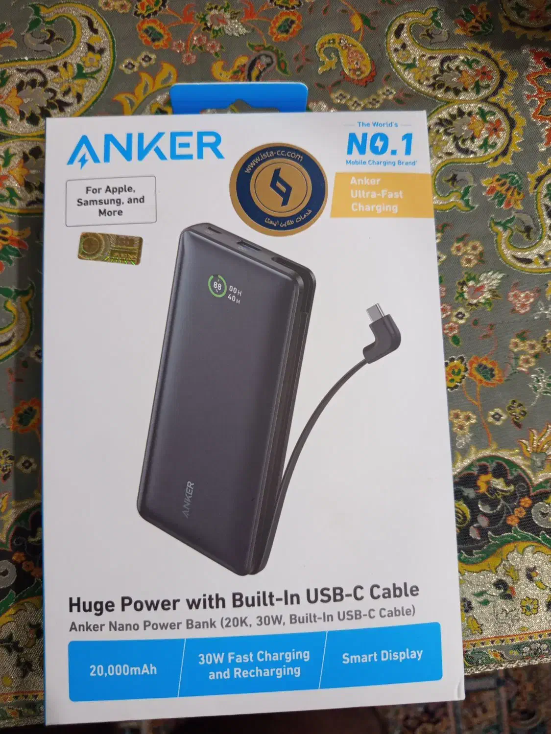 پاور بانک 20هزار انکر پلمپ|لوازم جانبی موبایل و تبلت|کرج, حصارک بالا|دیوار