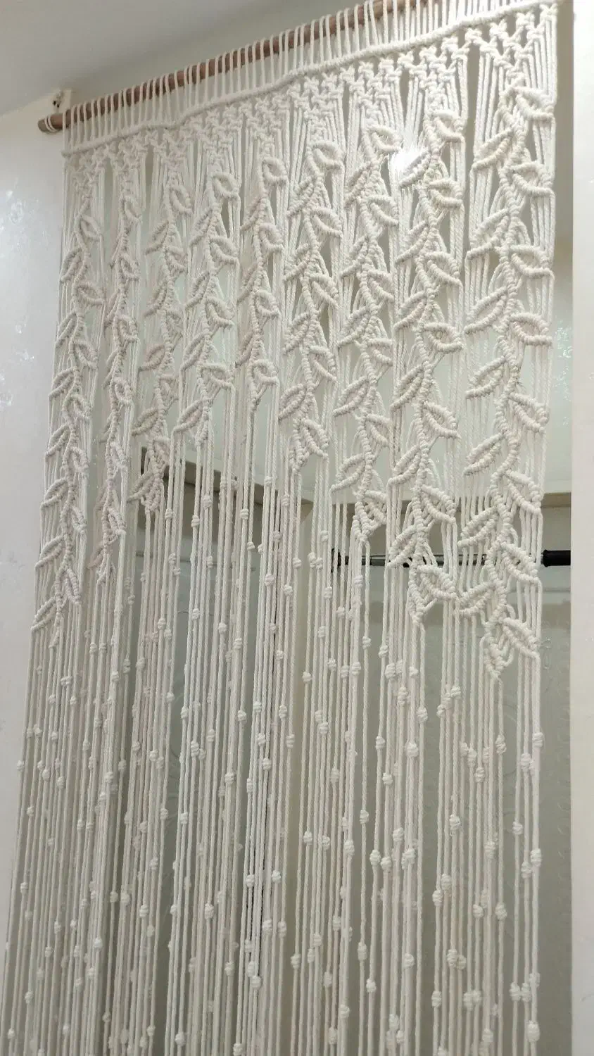 مکرومه بافی کار هنری دست ساز|صنایع دستی و سایر لوازم تزئینی|گلستان (تهران), |دیوار