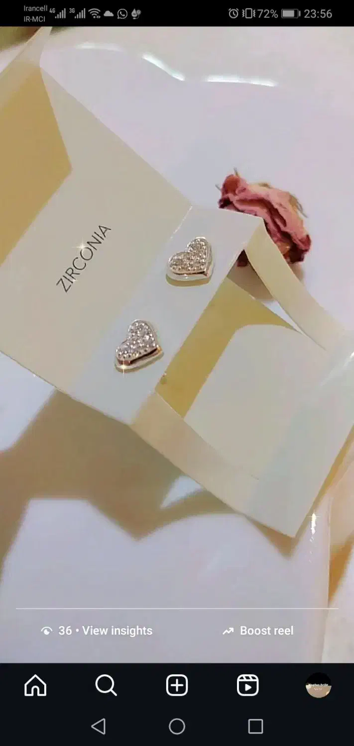 گوشواره نقره 925 تایلند|جواهرات|تهران, شاهین|دیوار