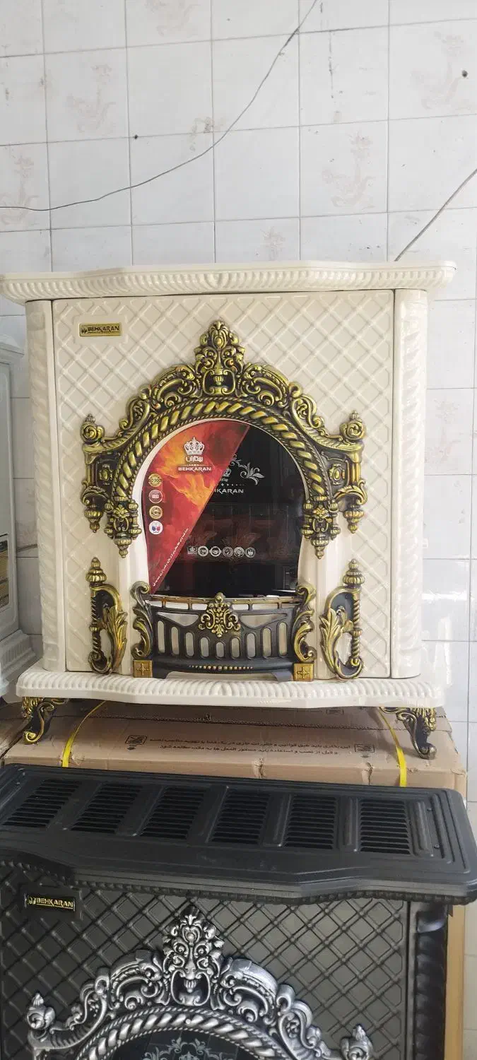 شومینه ایستاده بهکاران|بخاری، هیتر، شومینه|شیراز, فخرآباد (دروازه کازرون)|دیوار