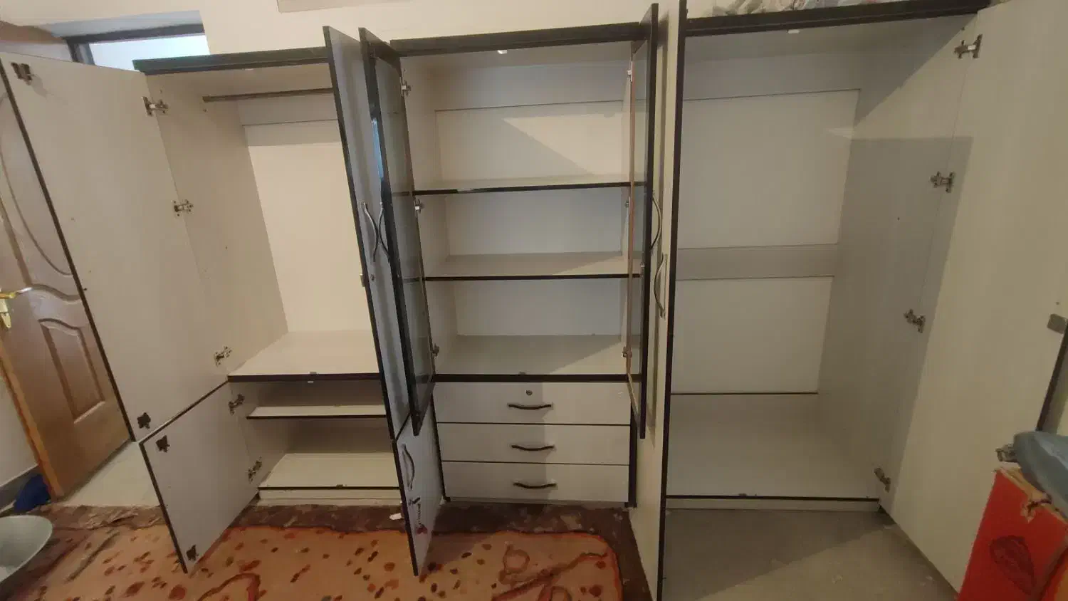 کمد سه تیکه|جاکفشی، کمد، دراور|کلاله, |دیوار