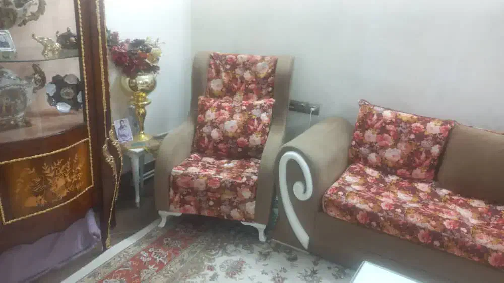 مبلمان ۷ نفره /مبل / جلو مبلی|مبلمان خانگی و میز عسلی|ورامین, ورامین|دیوار
