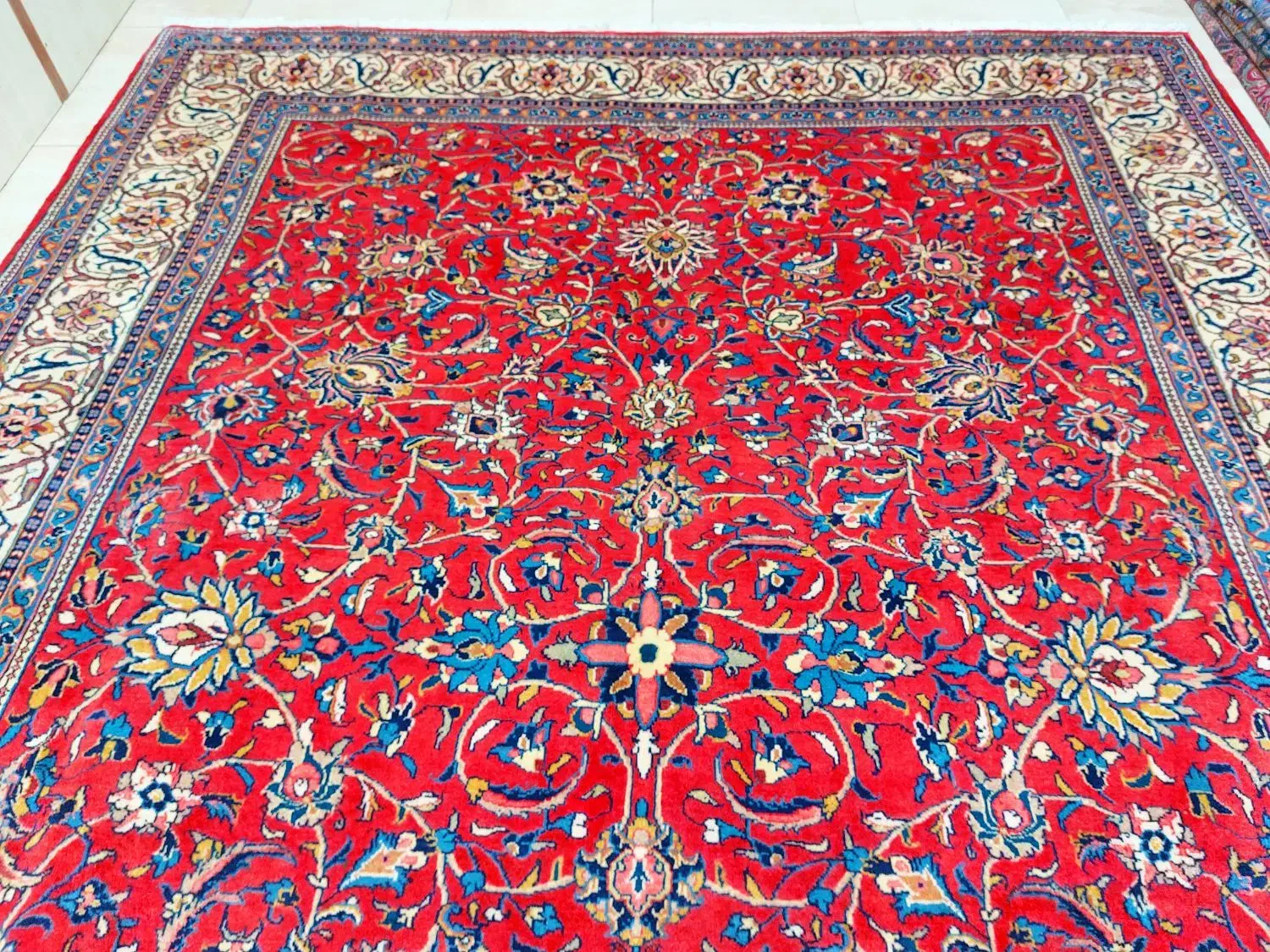 فرش ۹متری  ساروق لاکی دستباف افشان|فرش|تهران, بازار|دیوار