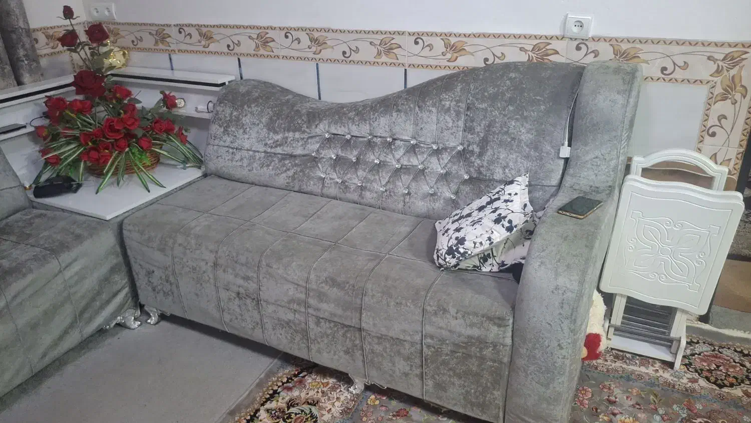 مبل طرح ال|مبلمان خانگی و میز عسلی|جوانرود, |دیوار