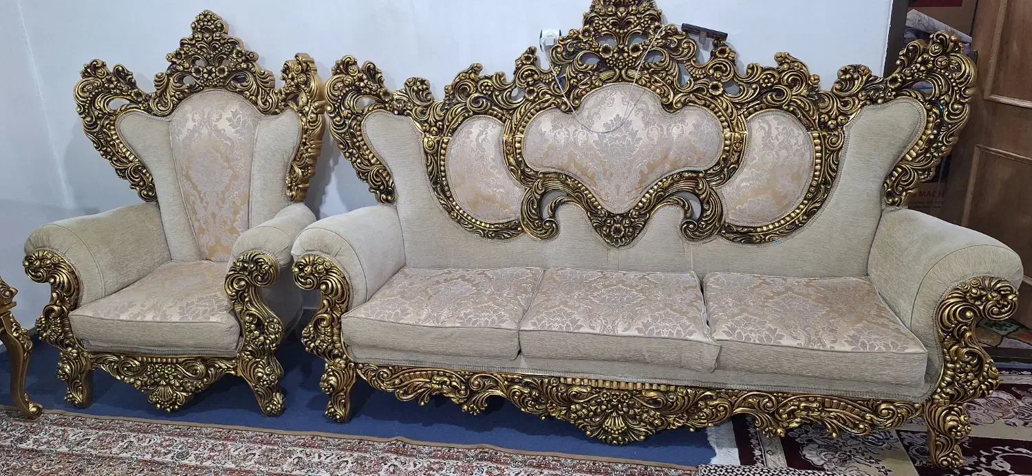 مبل سلطنتی|مبلمان خانگی و میز عسلی|دیواندره, |دیوار