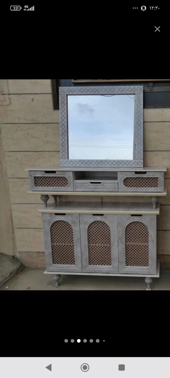 کامل مهتاب.آینه کنسول .کنسولی آیینه|بوفه، ویترین، کنسول|خرمآباد, |دیوار